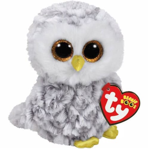 TY Owlette White Owl – Beanie Boos - Snuggle Time Buddy