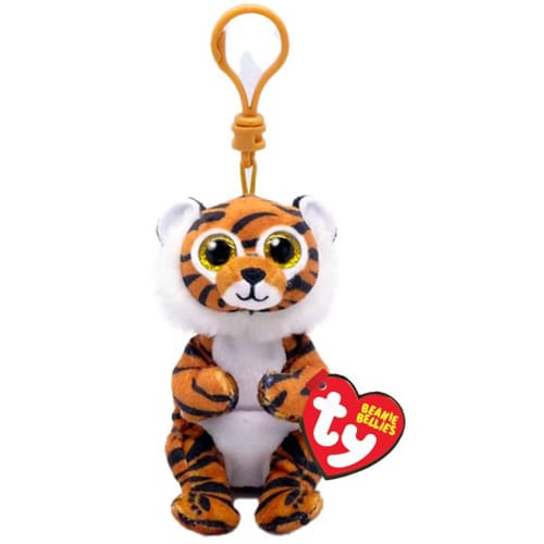 Clawdia Tiger – Beanie Bellies – Key Clip - Sweet Snuggle Pal