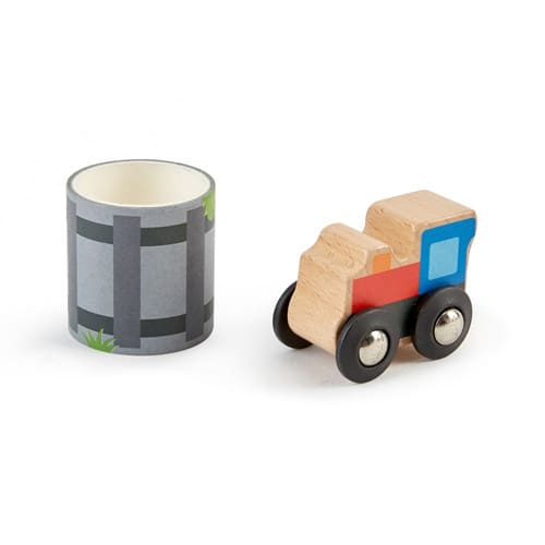 Hape Train & Tape Display - Little Rider Fun