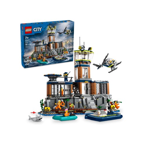 LEGO City Police 60419 Police Prison Island - Creative Block Fun