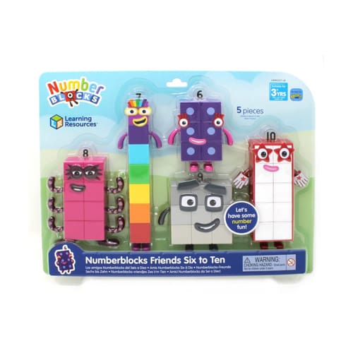 Numberblocks Friends Six to Ten - Craft Time Fun