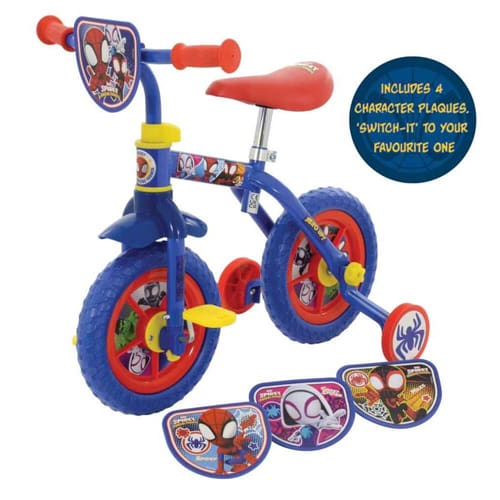 Spidey and his Amazing Friends Switch It Multi 2in1 Training Bike - Pocket Wheels Play